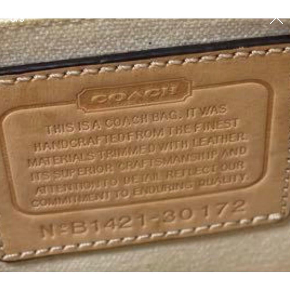 Coach Bleecker Striped Preston Satchel Classic - Picture 2 of 10